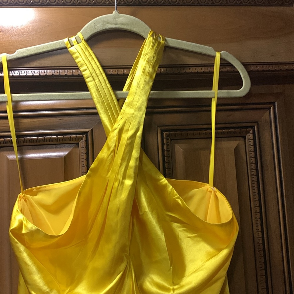 NWOT Veronica Beard STEWART CHARMEUSE TOP in Bright Sunset Size 8 - Picture 7 of 14